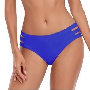 Ocean Blues Women's Strappy Bikini Bottom Full Coverage Swim Briefs
